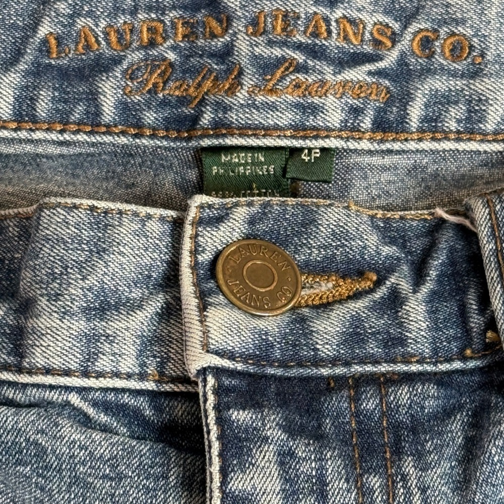 Women Jeans | Lauren, Ralph Lauren | Size 4P | Straight Leg Jeans Stretch | Y2K
